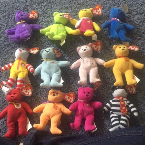 NWT Rare 25th anniversary beanie babies
